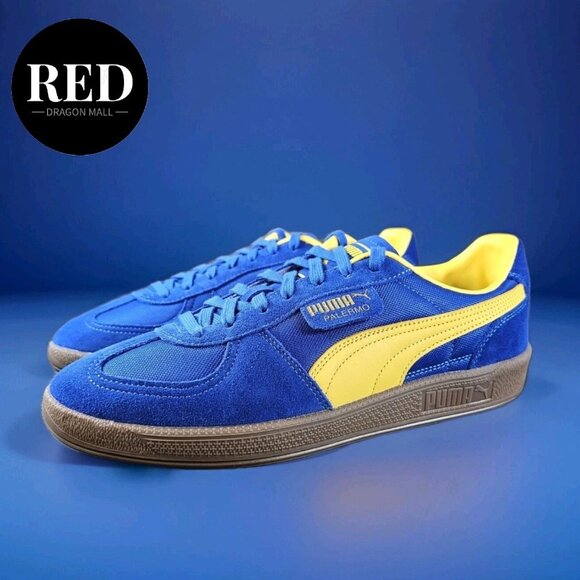 Puma Palermo Update Vintage Shoes 401364 02 Blue Sunny Yellow - Men\'s Size 10.5 main image 8